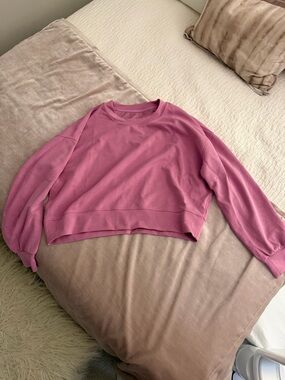 Lululemon Softstreme Oversized Cropped Crew Sweatshirt